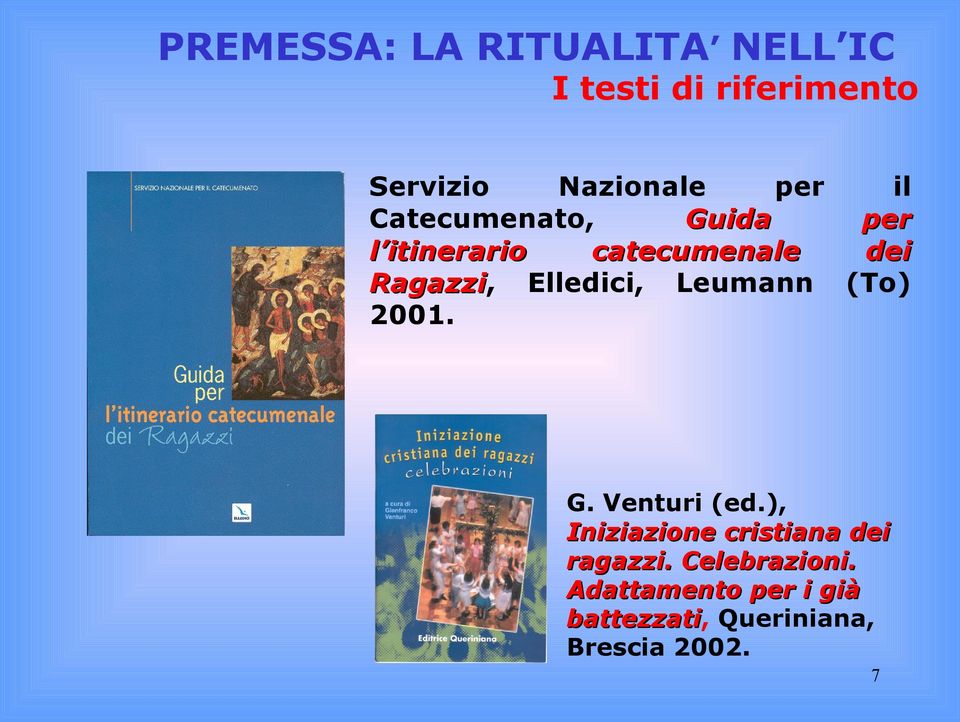 Elledici, Leumann (To) 2001. G. Venturi (ed.
