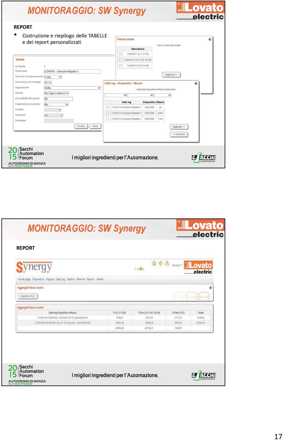 TABELLE e dei report