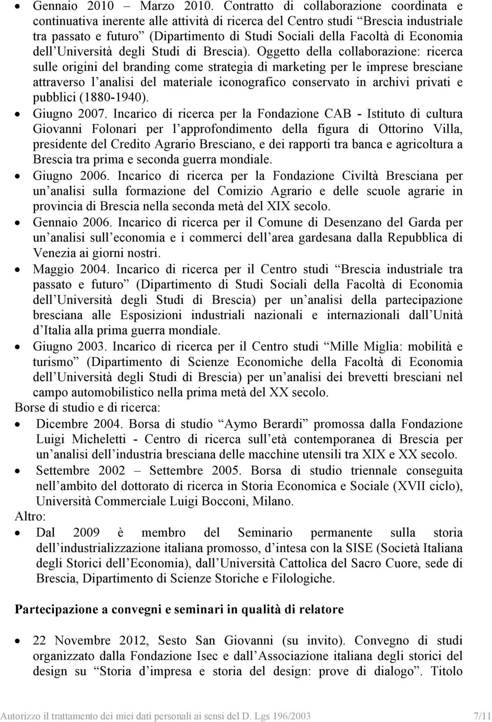 Economia dell Università degli Studi di Brescia).