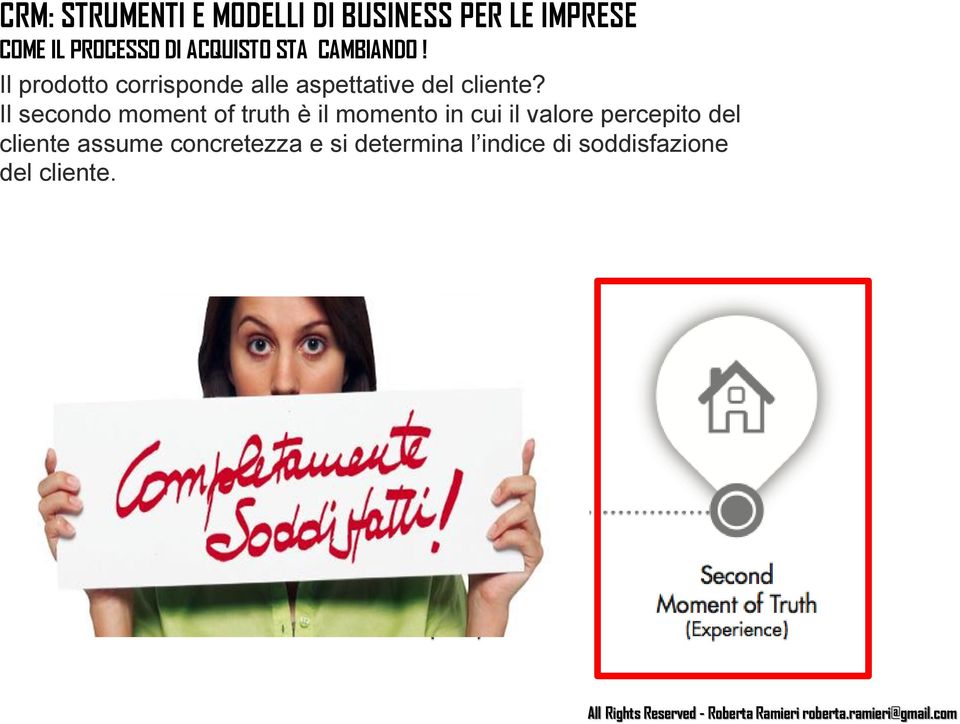 Il prodotto corrisponde alle aspettative del cliente?