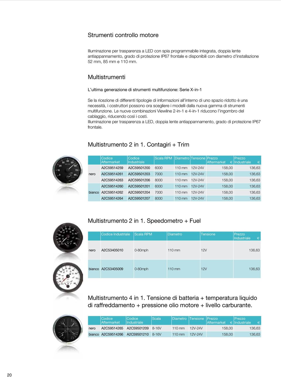 Multistrumenti L ultima generazione di strumenti multifunzione: Serie X-in-1 Se la ricezione di differenti tipologie di informazioni all interno di uno spazio ridotto è una necessità, i costruttori