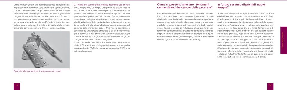 L effetto a lungo termine della monoterapia non è migliore di quello della terapia ormonale convenzionale o dell intervento chirurgico. 2.