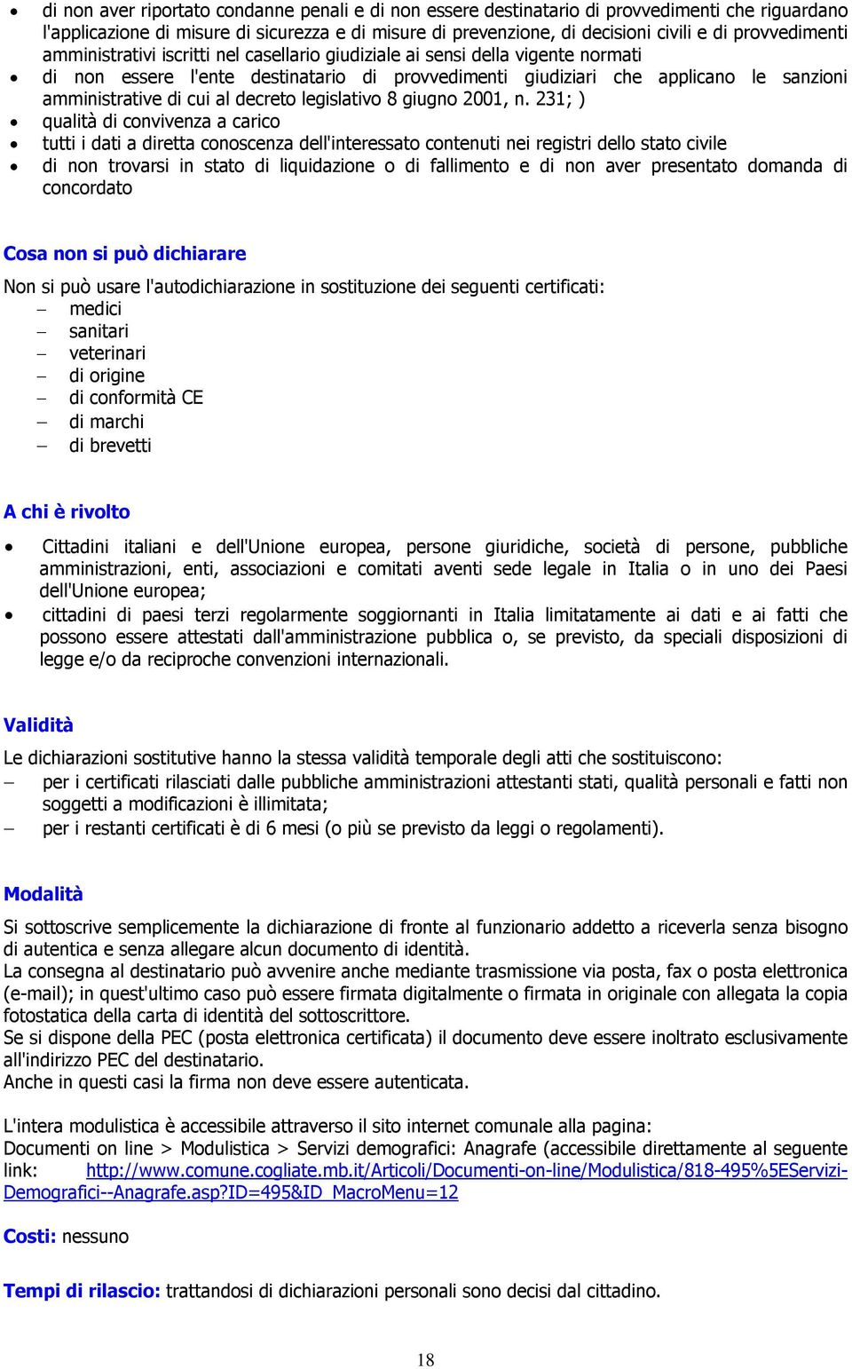 di cui al decreto legislativo 8 giugno 2001, n.