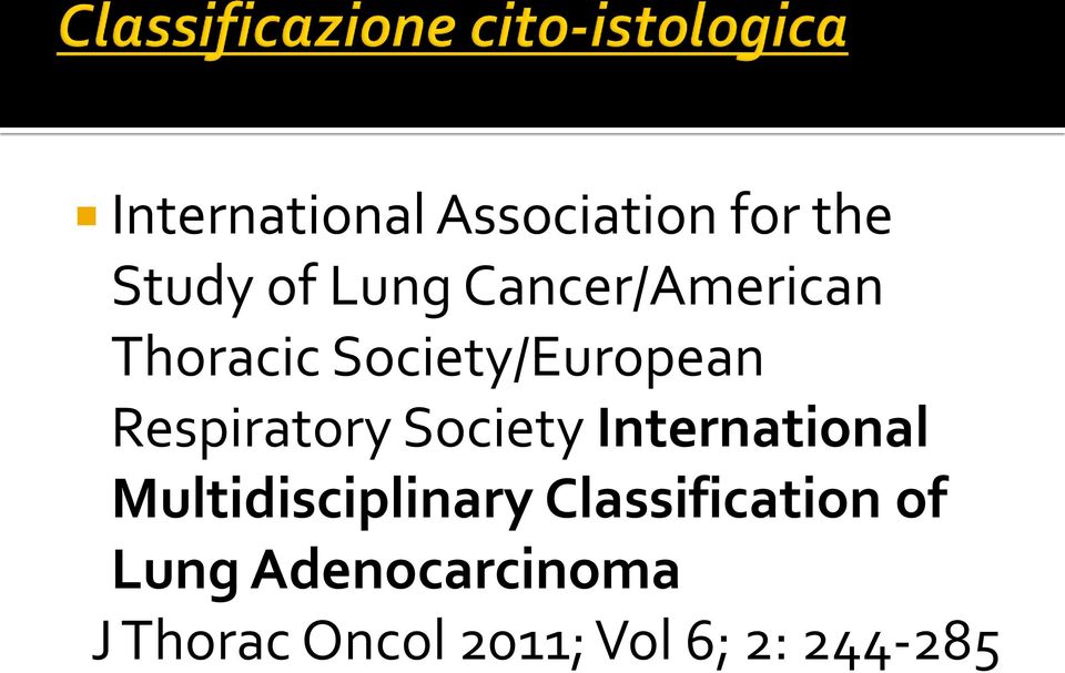 Society International Multidisciplinary Classification