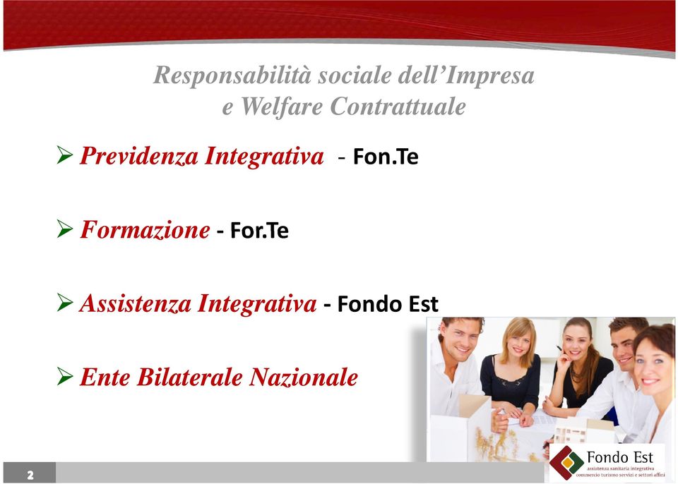 Integrativa - Fon.Te Formazione- For.