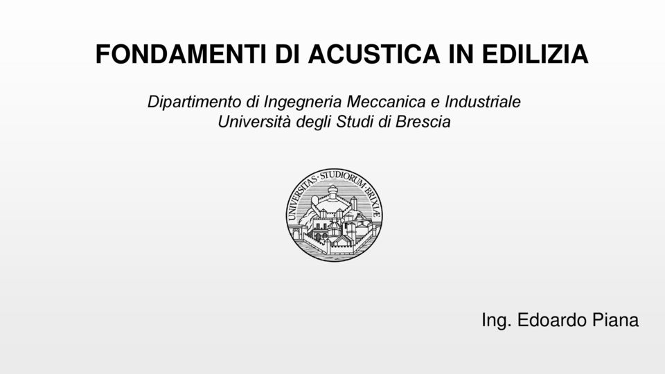 Meccanica e Industriale Università