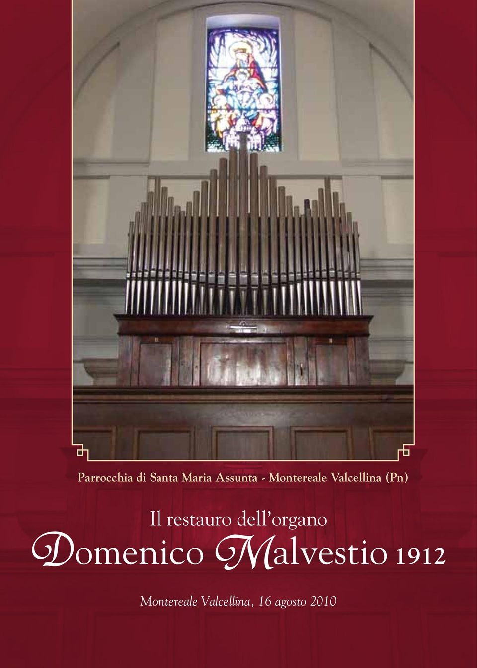 restauro dell organo Domenico