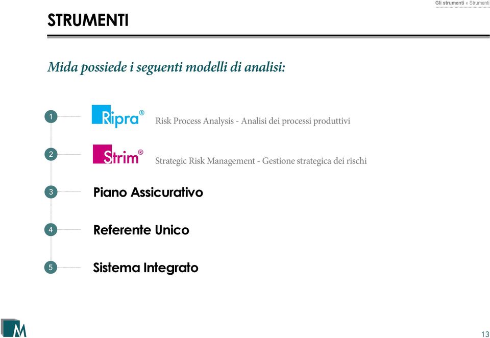 processi produttivi 2 Strategic Risk Management - Gestione