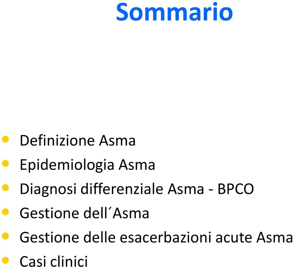 differenziale Asma - BPCO Gestione