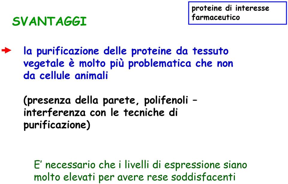 della parete, polifenoli interferenza con le tecniche di purificazione) E