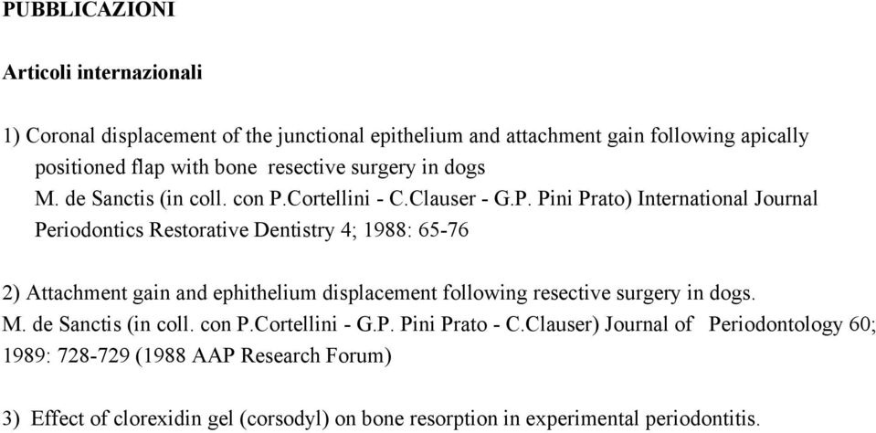 Cortellini - C.Clauser - G.P.