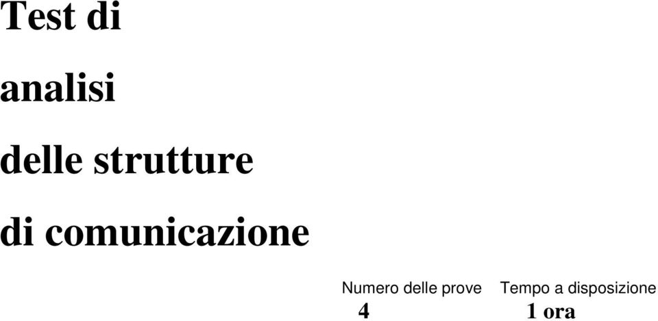 comunicazione Numero