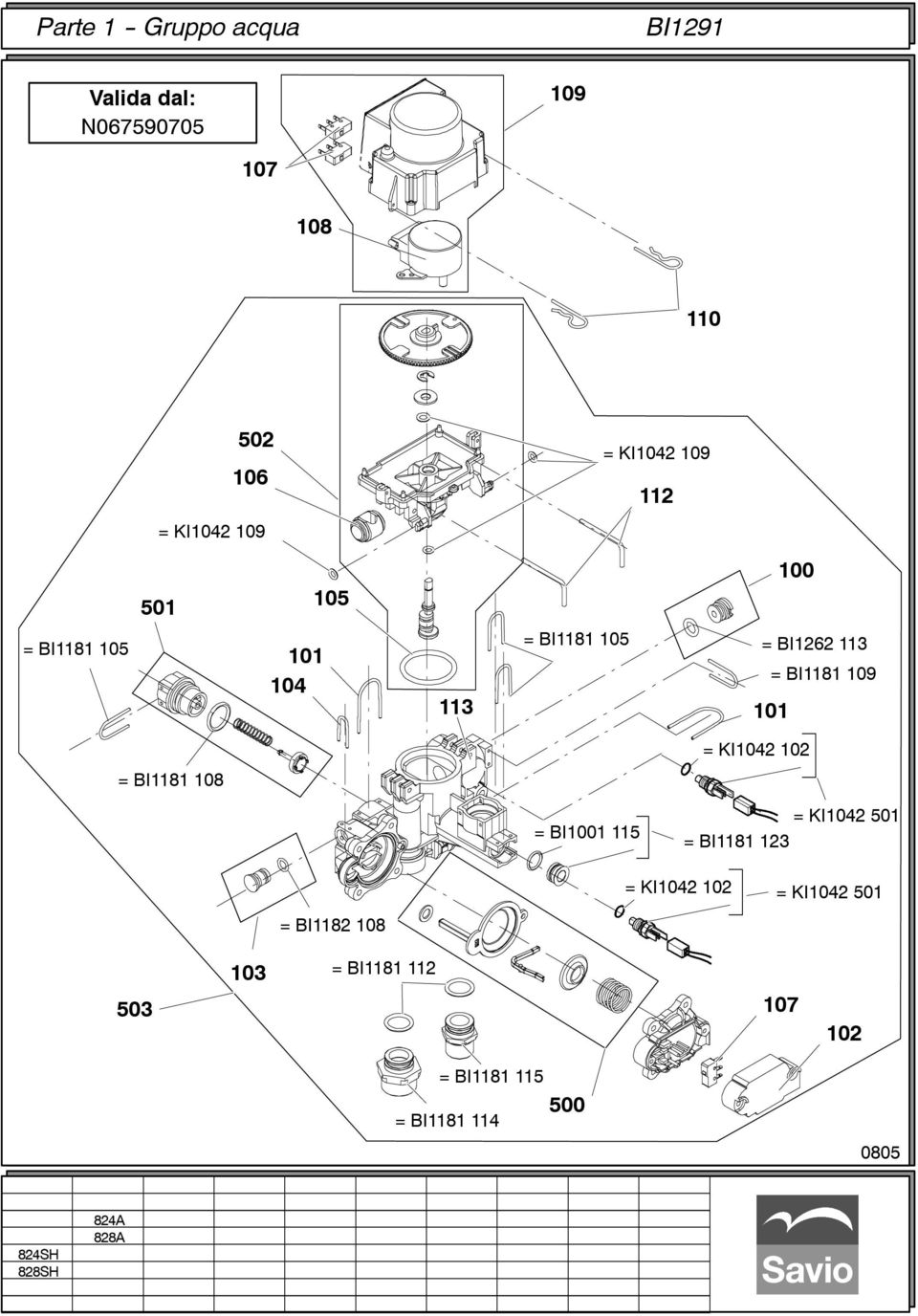 109 = BI1181 108 = KI1042 102 = BI1 115 = KI1042 501 = BI1181 123 = BI1182 108 = KI1042