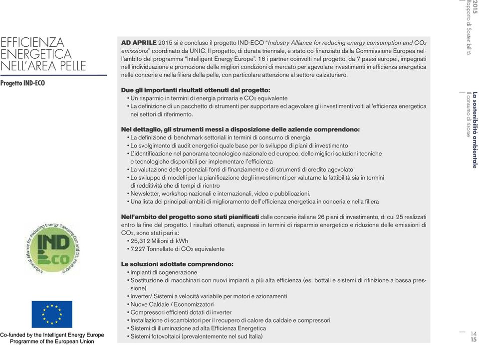 16 i partner coinvolti nel progetto, da 7 paesi europei, impegnati nell individuazione e promozione delle migliori condizioni di mercato per agevolare investimenti in efficienza energetica nelle