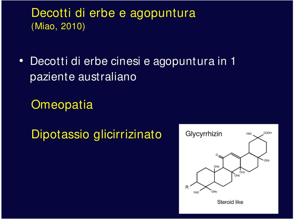 cinesi e agopuntura in 1 paziente