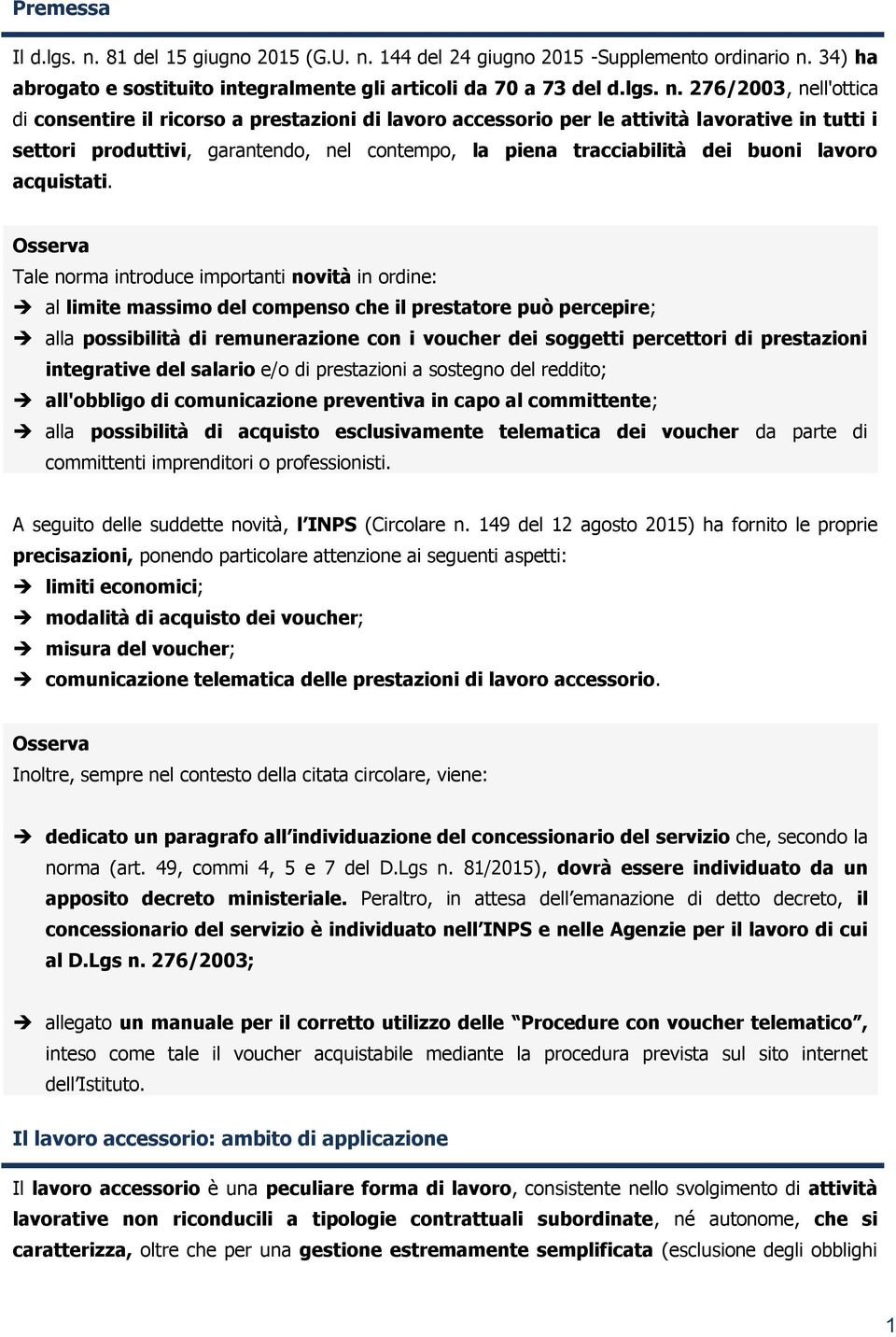 144 del 24 giugno 2015 -Supplemento ordinario n.