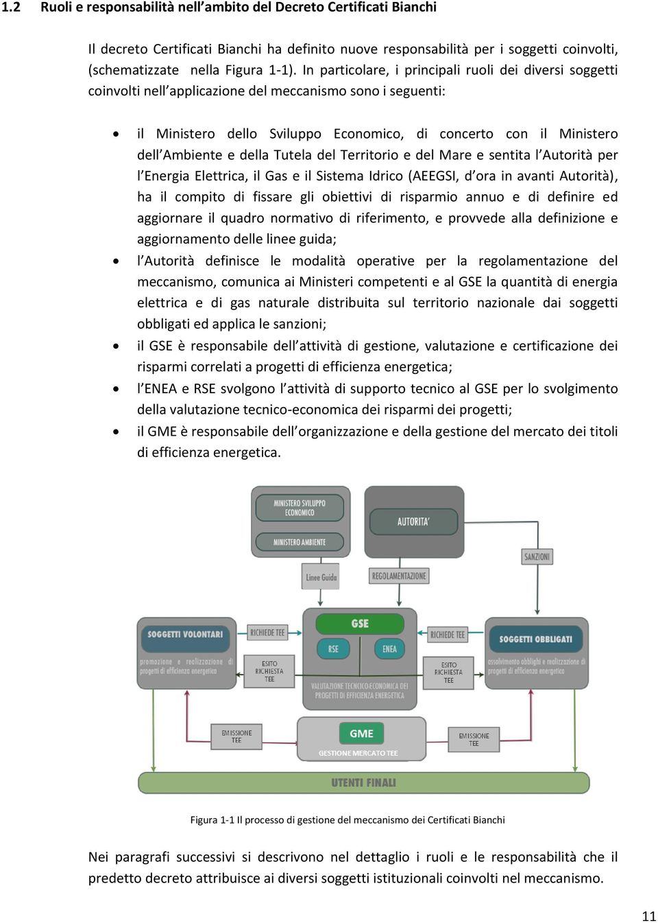 della Tutela del Territorio e del Mare e sentita l Autorità per l Energia Elettrica, il Gas e il Sistema Idrico (AEEGSI, d ora in avanti Autorità), ha il compito di fissare gli obiettivi di risparmio