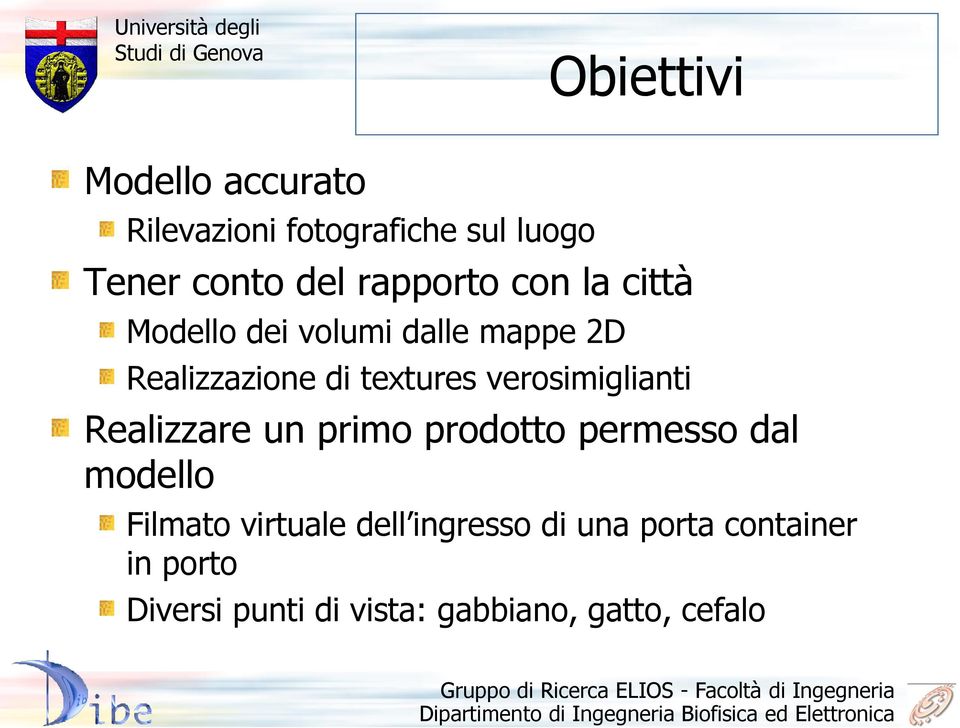 primo prodotto permesso dal modello Filmato virtuale dell ingresso di una porta container in