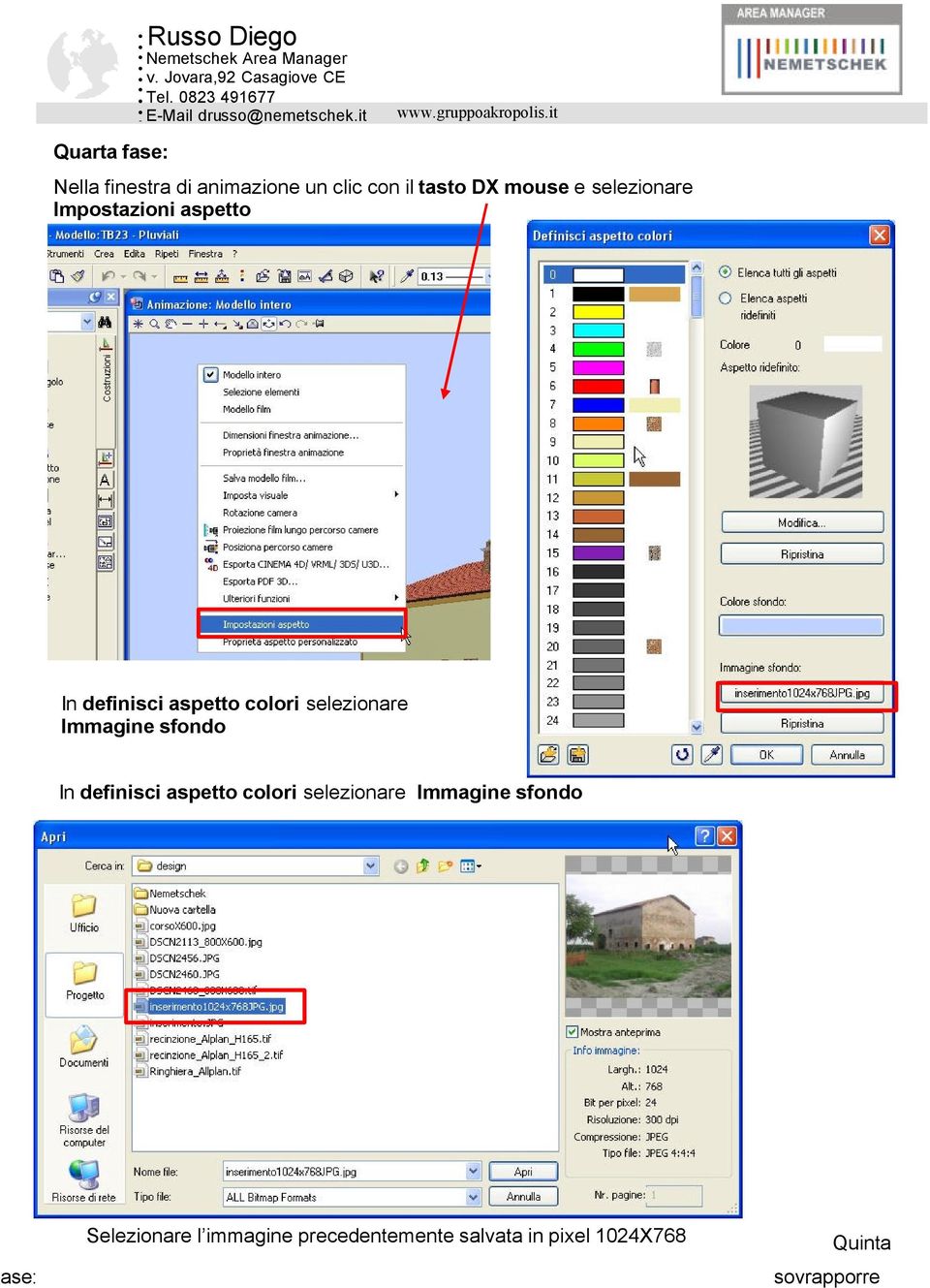 Immagine sfondo In definisci aspetto colori selezionare Immagine sfondo