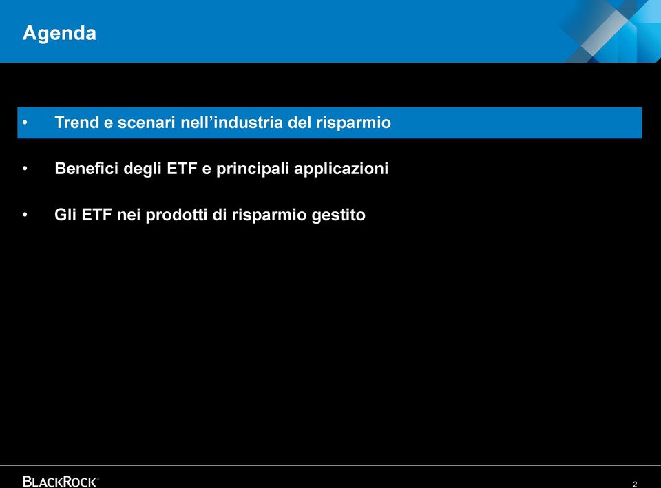 degli ETF e principali