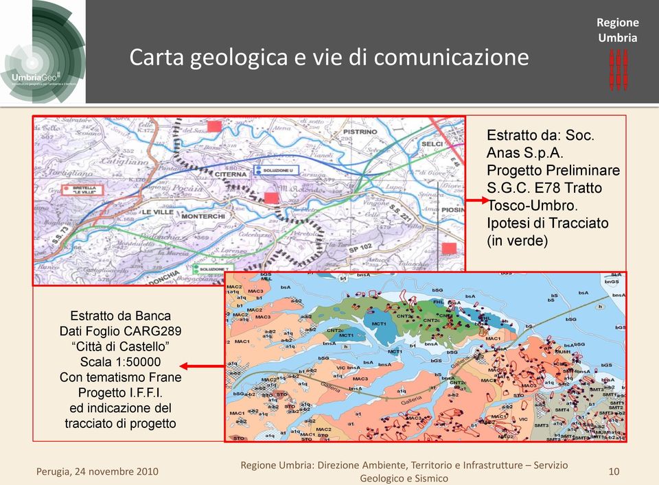 1:50000 Con tematismo Frane Progetto I.