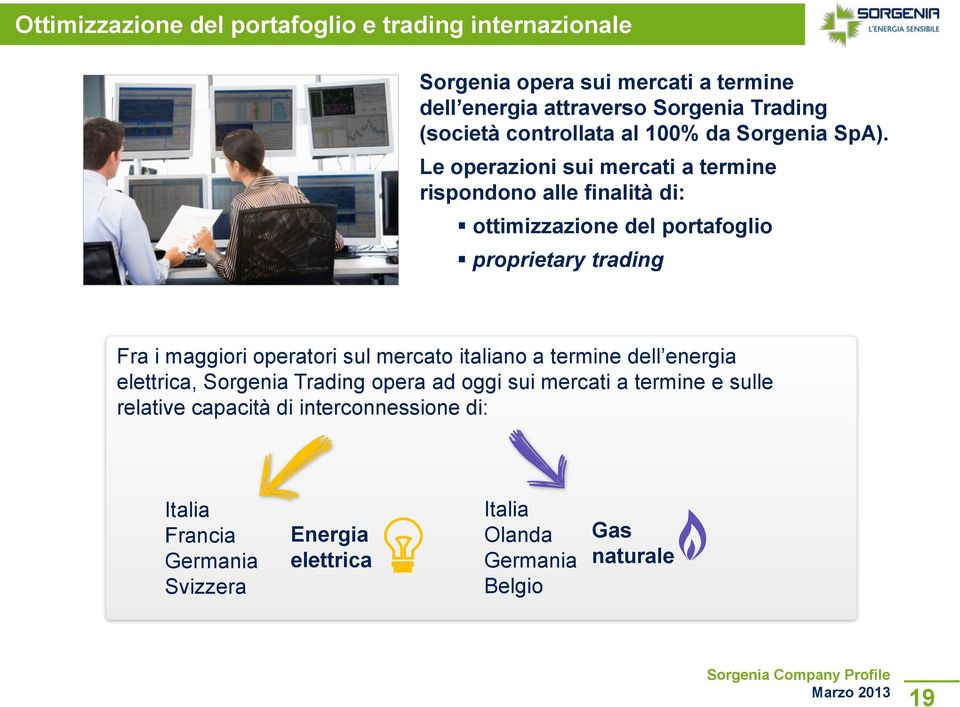 Le operazioni sui mercati a termine rispondono alle finalità di: ottimizzazione del portafoglio proprietary trading Fra i maggiori operatori