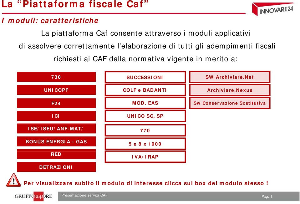 Archiviare.Net UNICOPF F24 COLF e BADANTI MOD. EAS Archiviare.