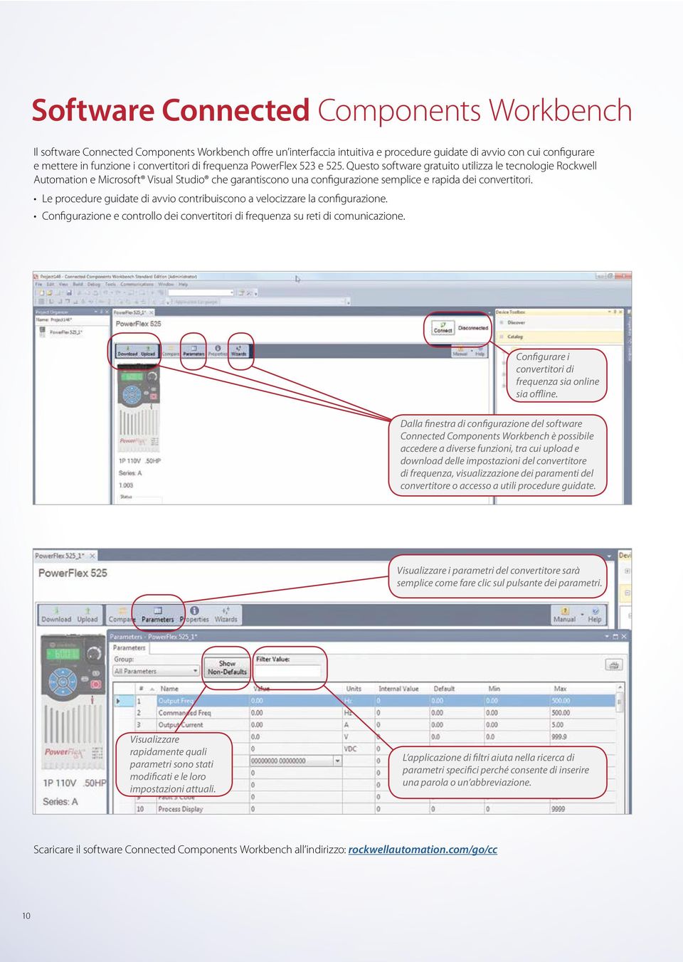 Le procedure guidate di avvio contribuiscono a velocizzare la configurazione. Configurazione e controllo dei convertitori di frequenza su reti di comunicazione.