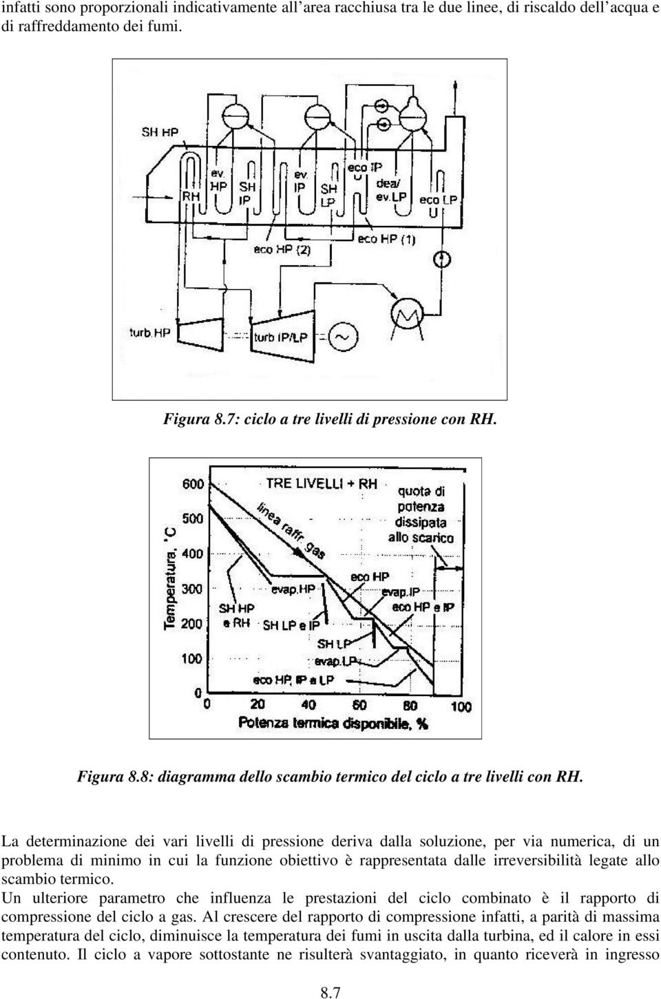 La determinazione dei vari livelli di pressione deriva dalla soluzione, per via numerica, di un problema di minimo in cui la funzione obiettivo è rappresentata dalle irreversibilità leate allo