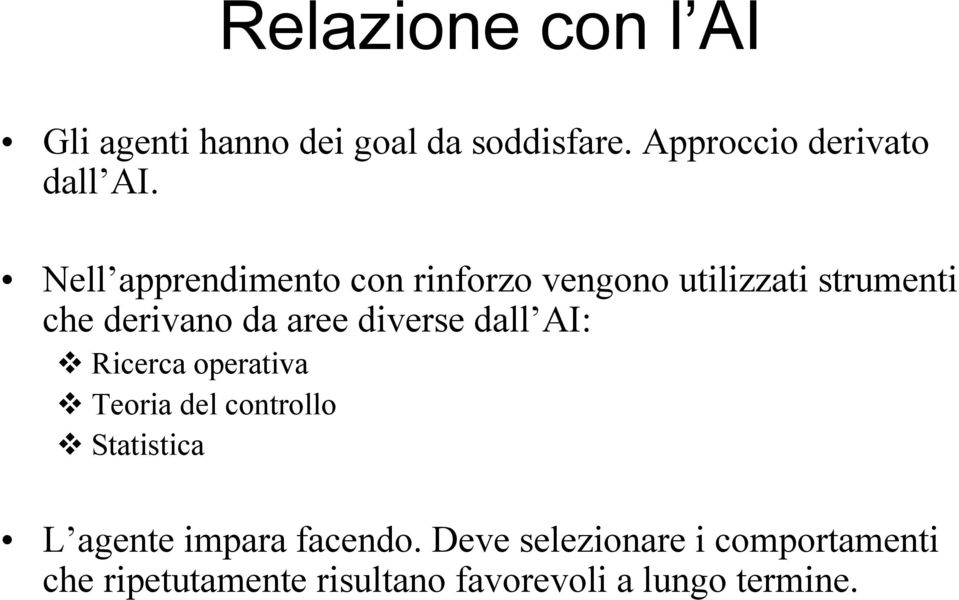 Nell appendimento con infozo vengono utilizzati stumenti che deivano da aee divese