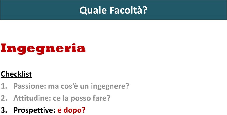 Passione: ma cos è un ingegnere?