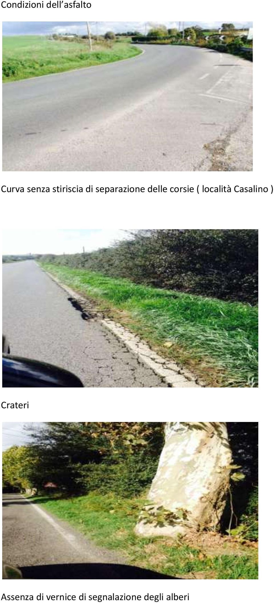 ( località Casalino ) Crateri Assenza