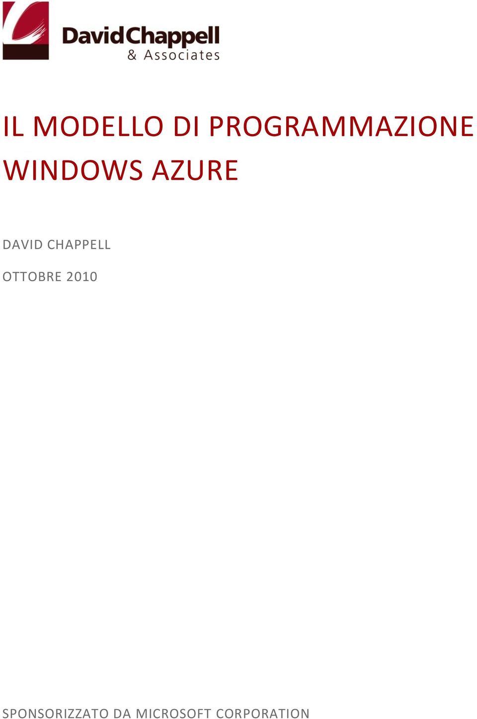 AZURE DAVID CHAPPELL