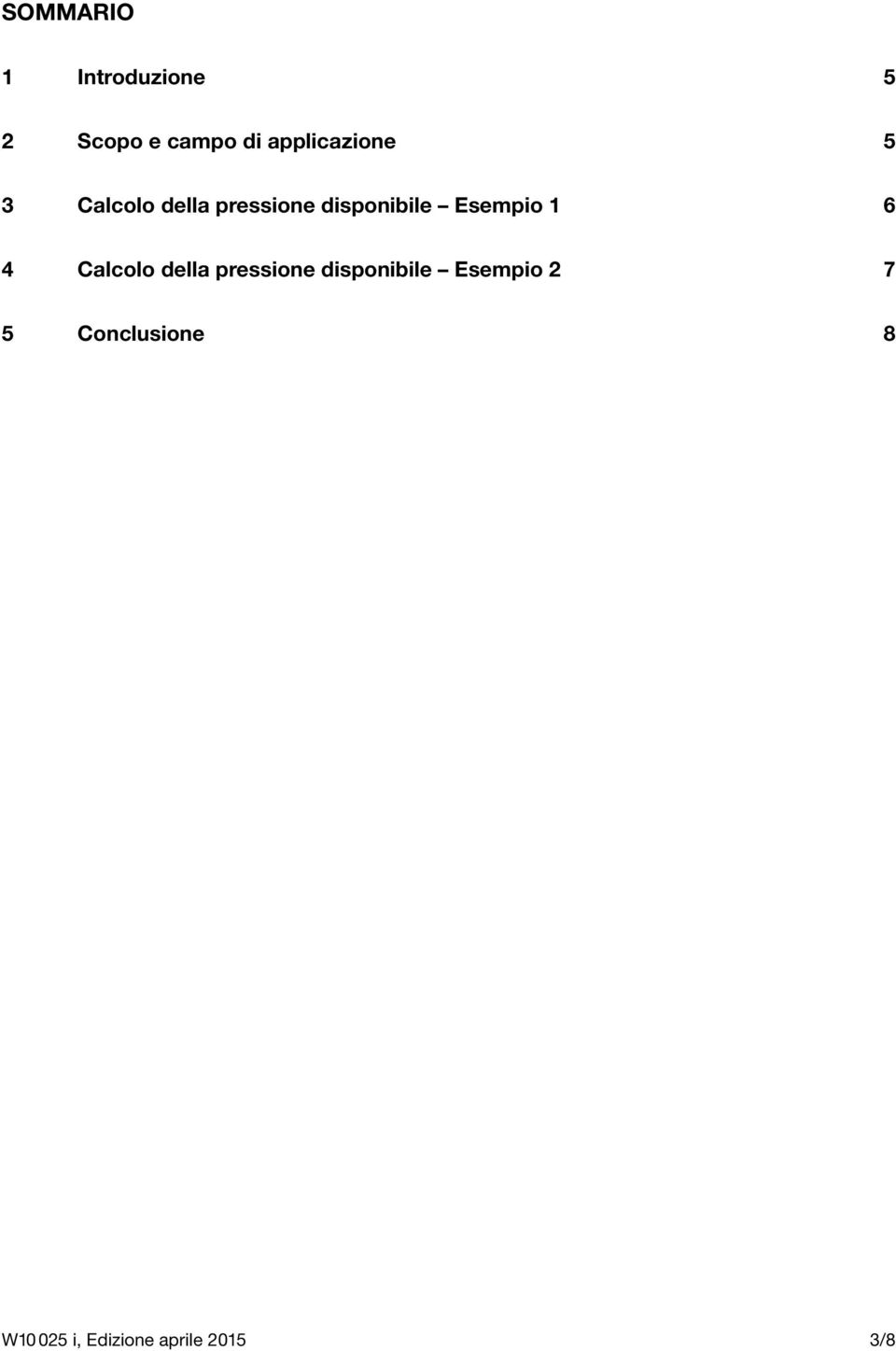 Esempio 1 6 4 Calcolo della pressione disponibile