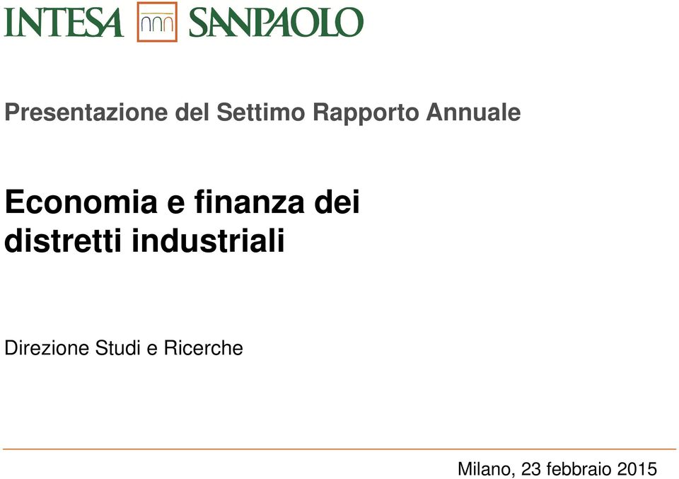 distretti industriali Direzione