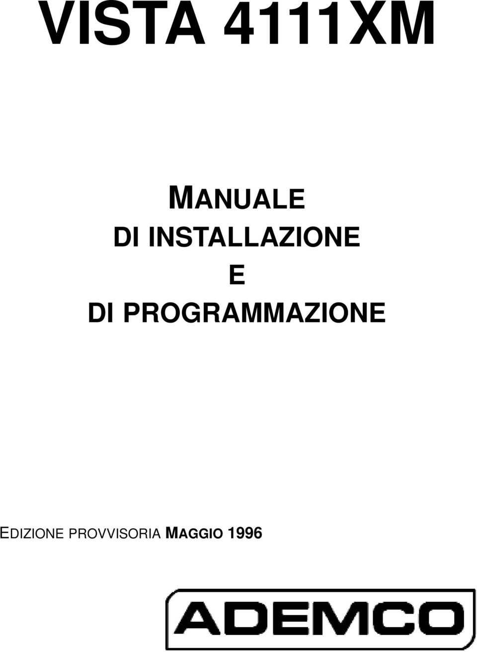 PROGRAMMAZIONE