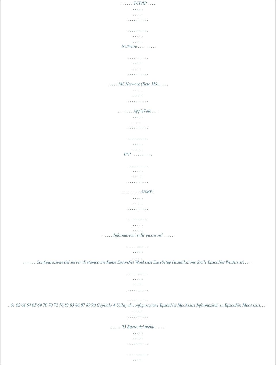 Configurazione del server di stampa mediante EpsonNet WinAssist EasySetup (Installazione facile