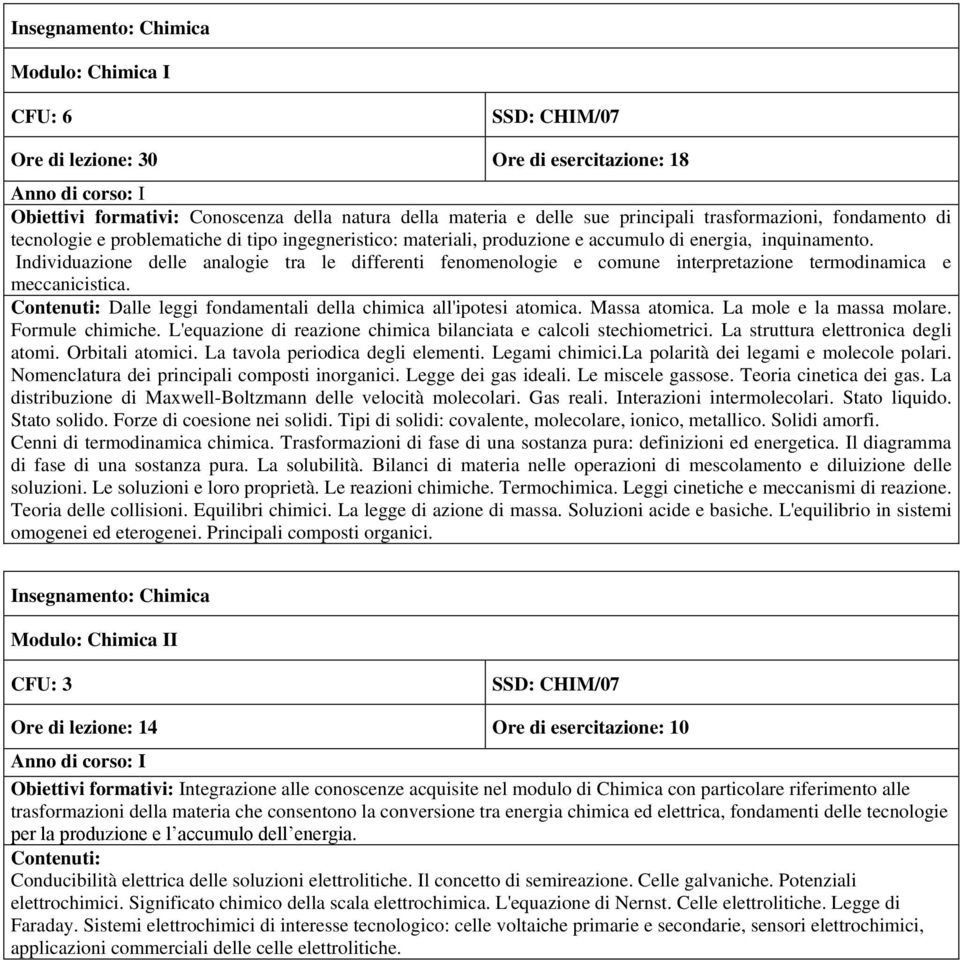 Individuazione delle analogie tra le differenti fenomenologie e comune interpretazione termodinamica e meccanicistica. Dalle leggi fondamentali della chimica all'ipotesi atomica. Massa atomica.