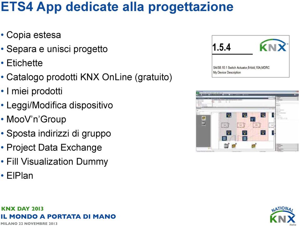 prodotti Leggi/Modifica dispositivo MooV n Group Sposta indirizzi