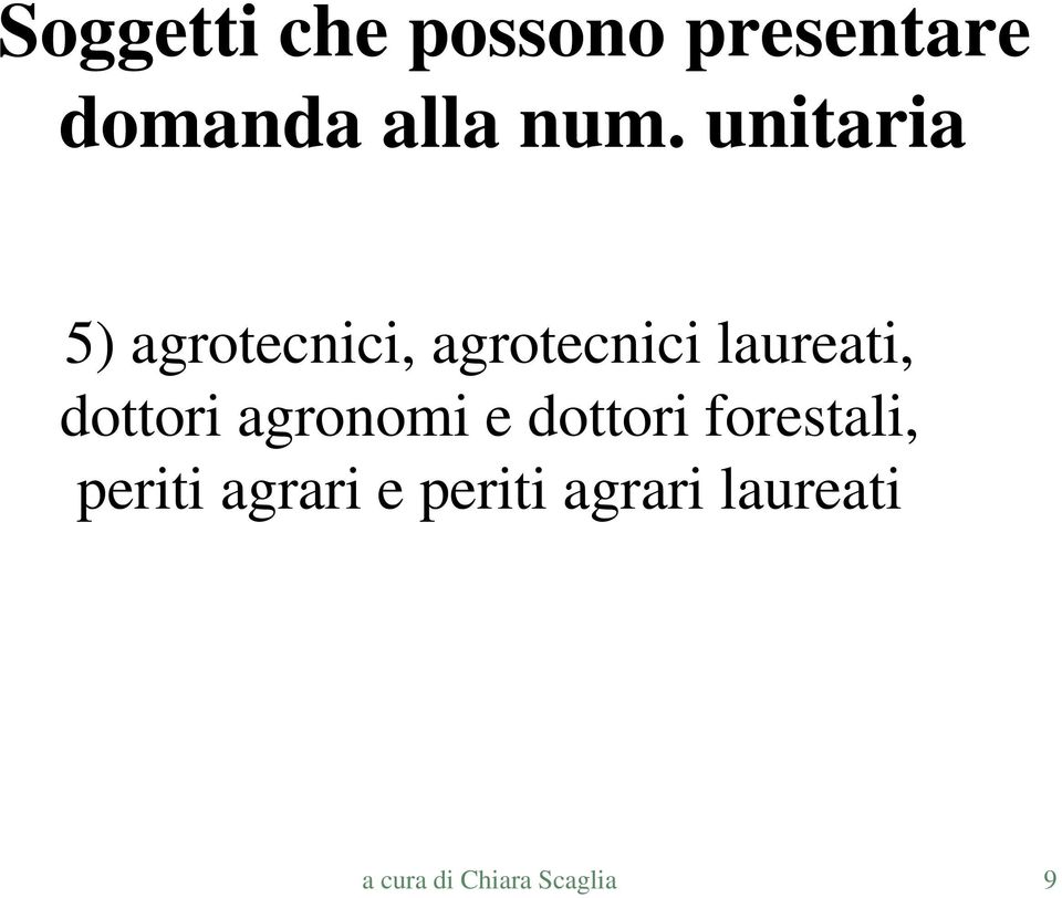 dottori agronomi e dottori forestali, periti