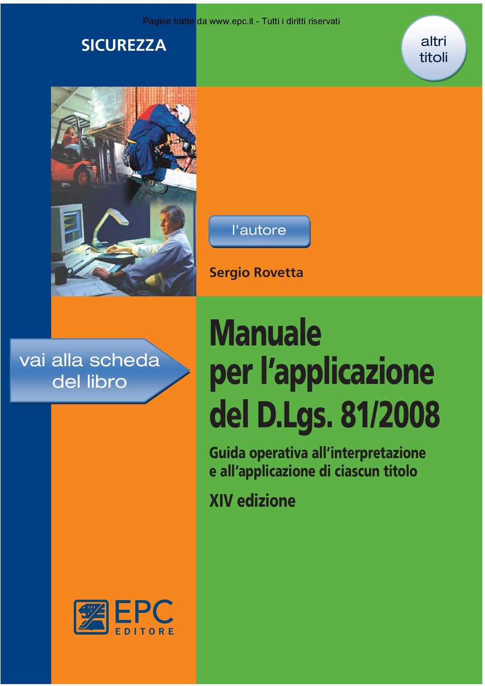 Rovetta vai alla scheda del libro Manuale per l applicazione del