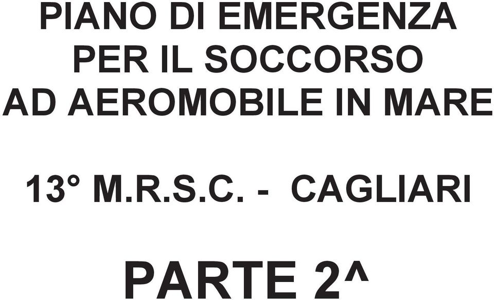 SOCCORSO 13