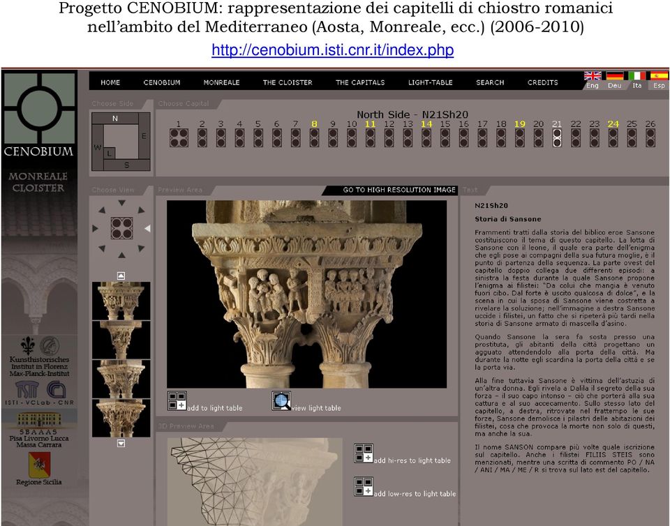 del Mediterraneo (Aosta, Monreale, ecc.