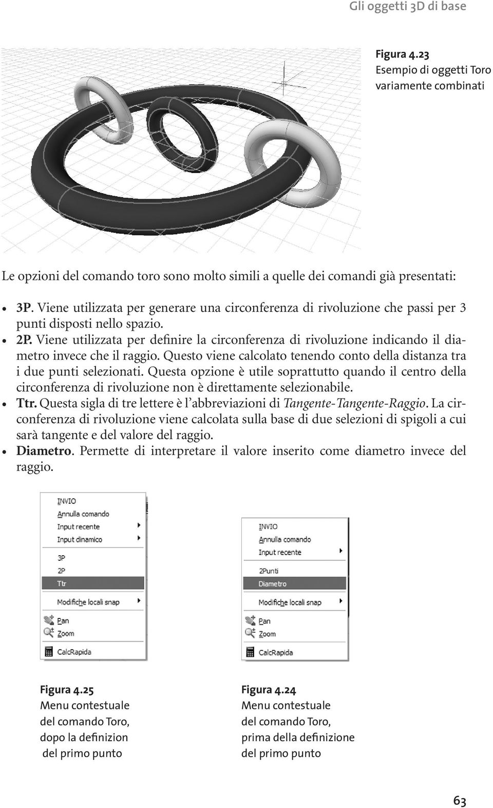 Viene utilizzata per definire la circonferenza di rivoluzione indicando il diametro invece che il raggio. Questo viene calcolato tenendo conto della distanza tra i due punti selezionati.