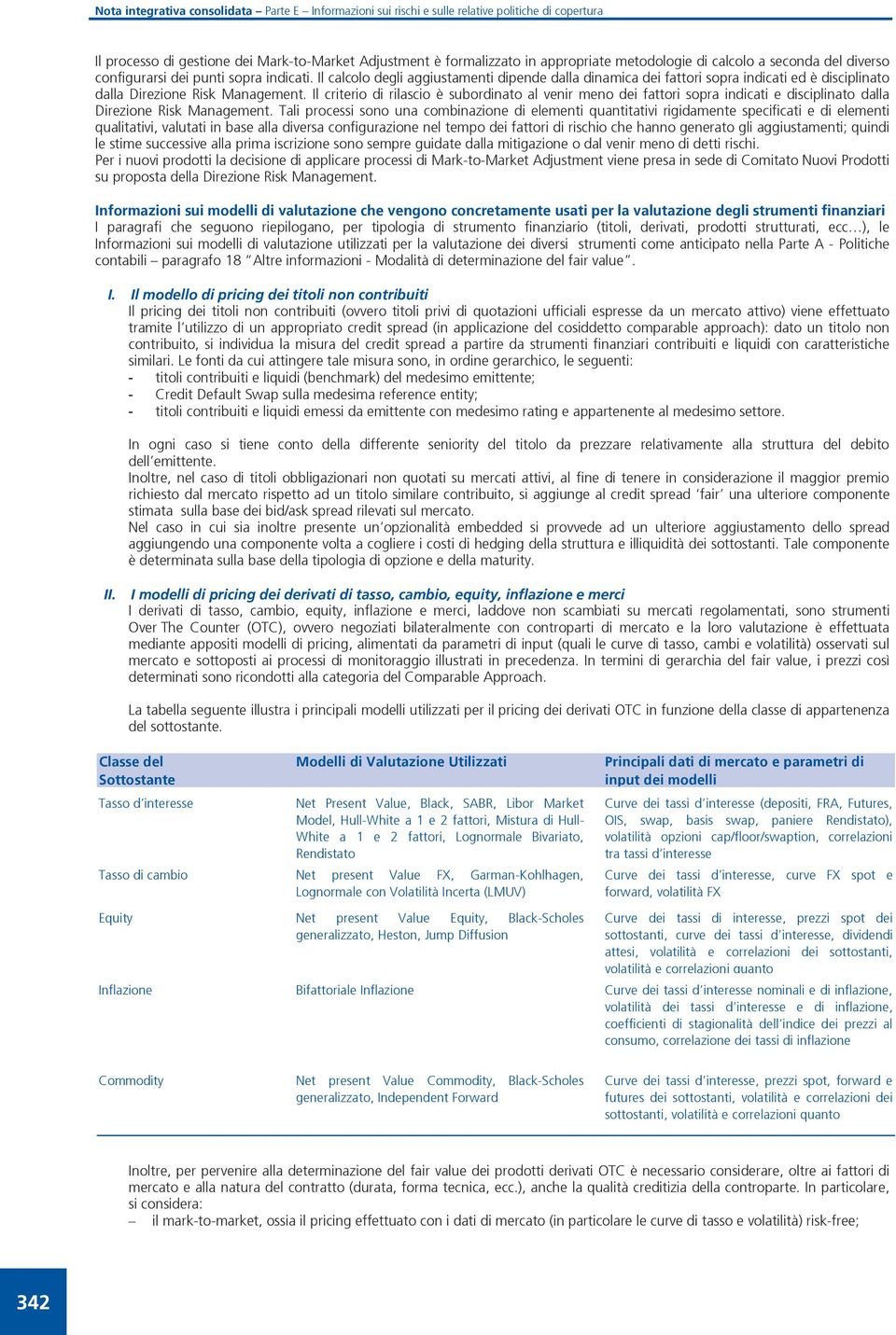 Il criterio di rilascio è subordinato al venir meno dei fattori sopra indicati e disciplinato dalla Direzione Risk Management.