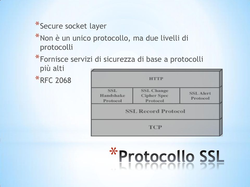 protocolli Fornisce servizi di