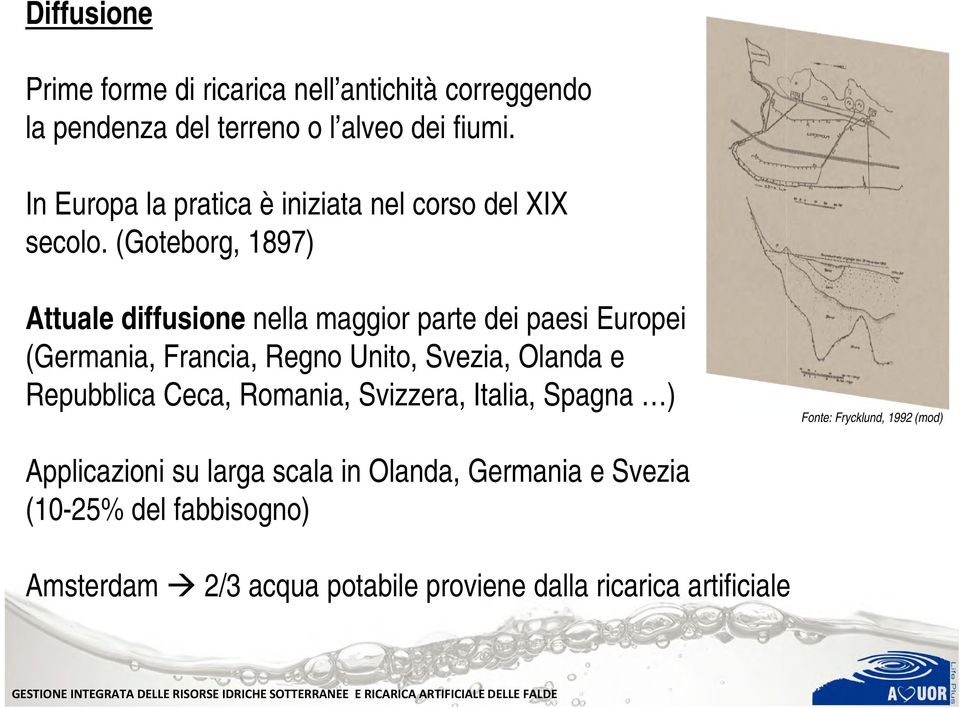 (Goteborg, 1897) Attuale diffusione nella maggior parte dei paesi Europei (Germania, Francia, Regno Unito, Svezia, Olanda e