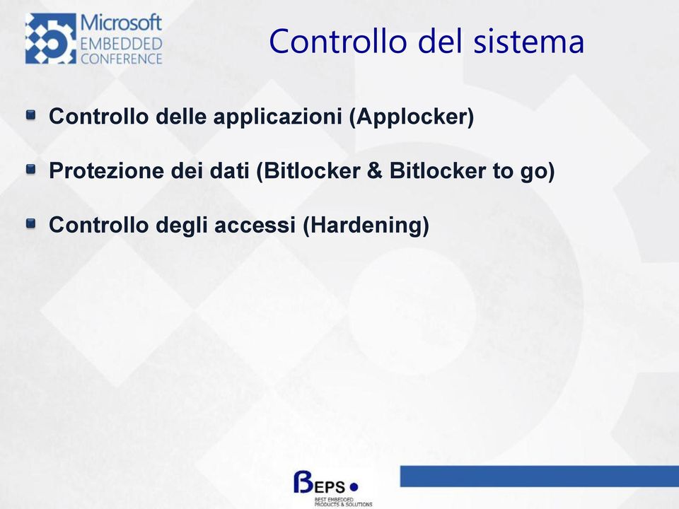 Protezione dei dati (Bitlocker &