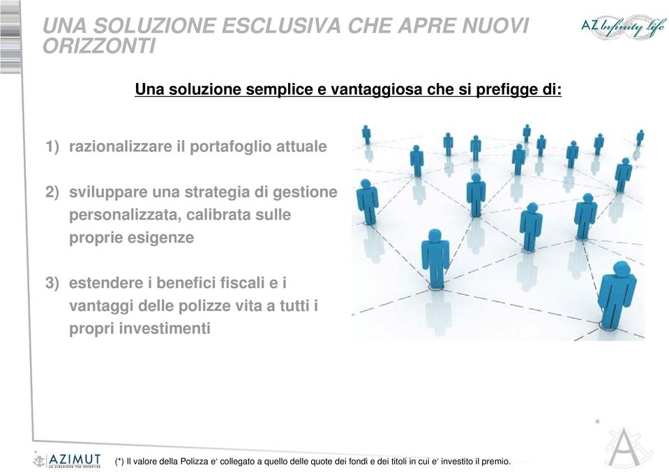 proprie esigenze 3) estendere i benefici fiscali e i vantaggi delle polizze vita a tutti i propri investimenti