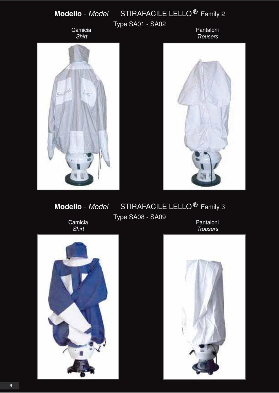 Trousers Modello - Model STIRAFACILE LELLO